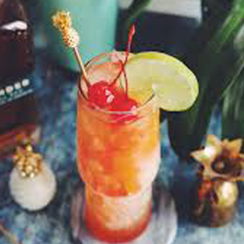 Caribbean Sunrise Cocktail